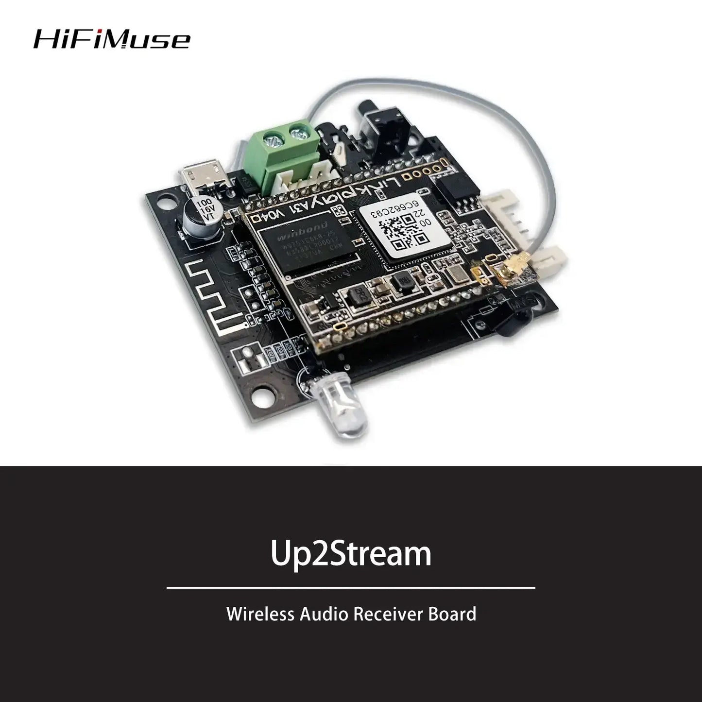 Receptor Bluetooth sem fio Wi-Fi HiFiMuse D10 DIY