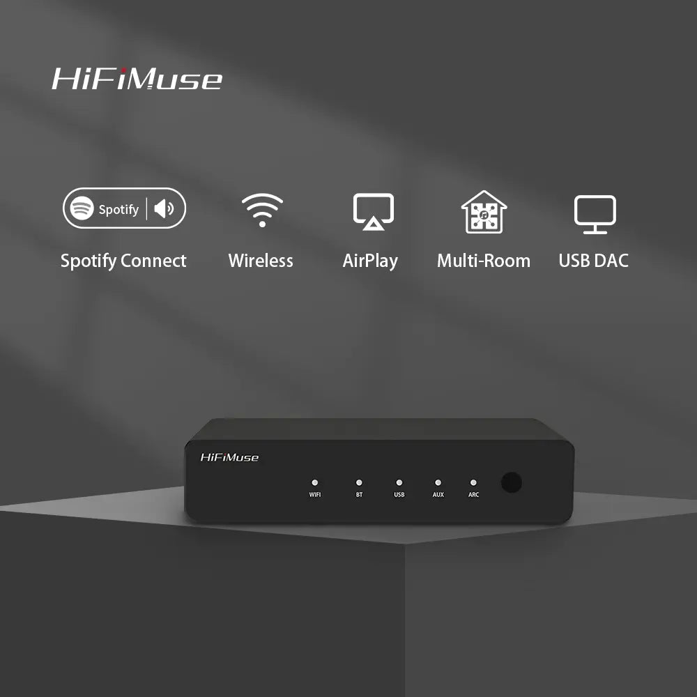 Transmissor de música Wi-Fi HiFiMuse R20