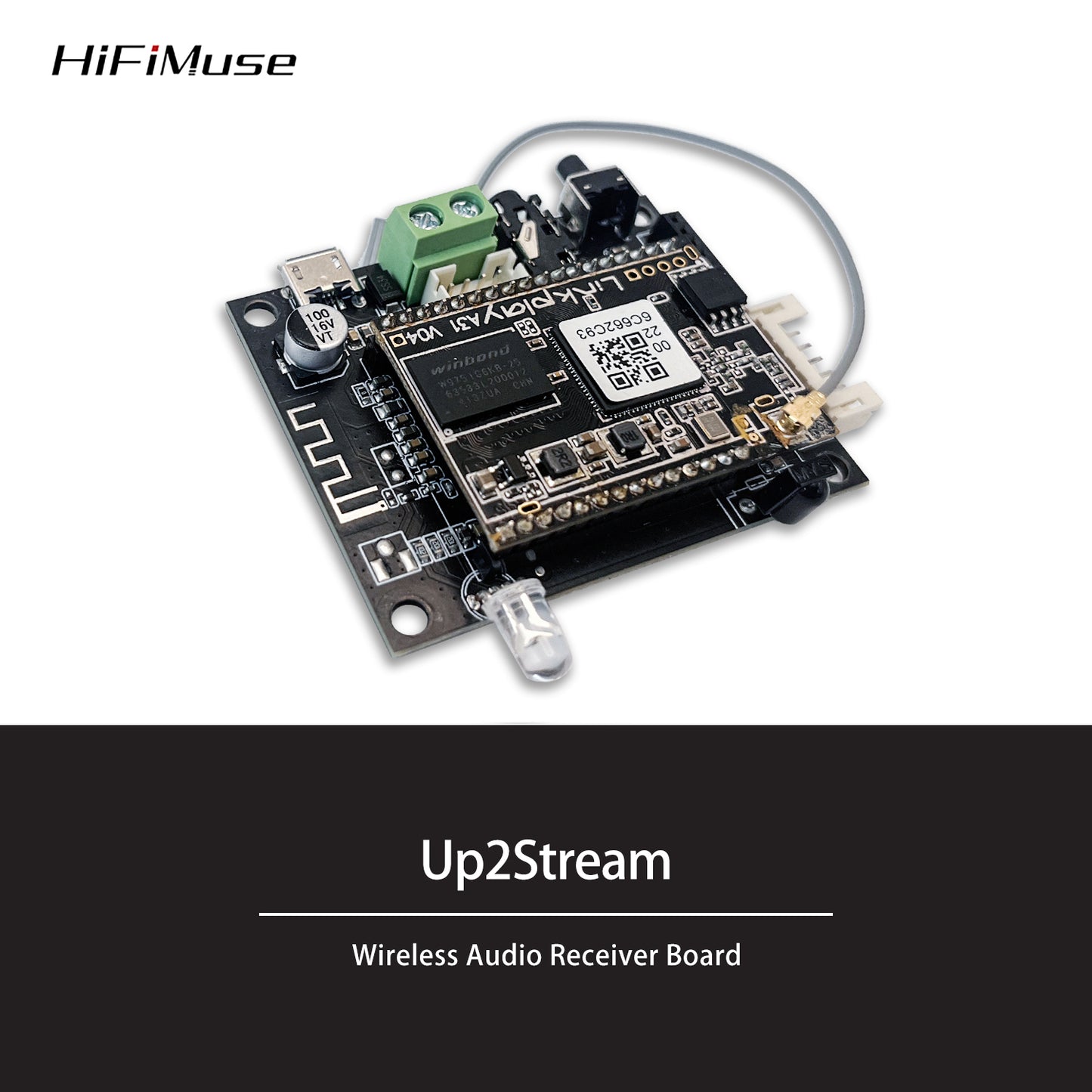 HiFiMuse D10 DIY Wireless WiFi Bluetooth Receiver