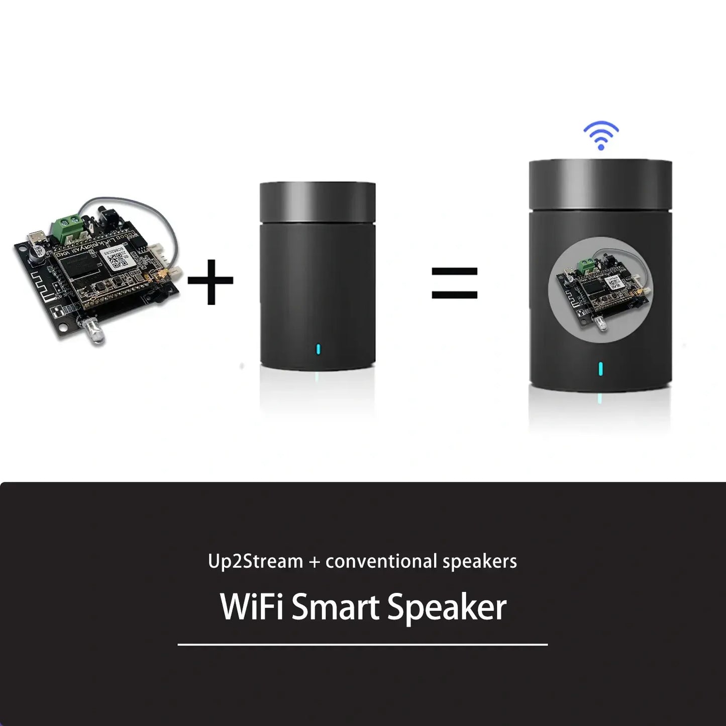 Receptor Bluetooth sem fio Wi-Fi HiFiMuse D10 DIY