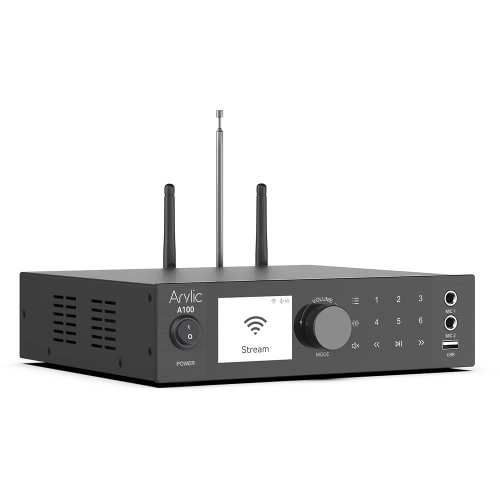 Arylic A100 100W x 2 Power amplifier with FM