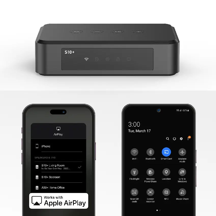 Transmissor de música WiFi Arylic S10+