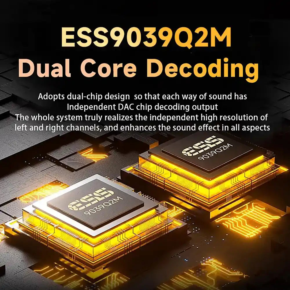 Transmissor e receptor Bluetooth 5.2 HiFiMuse Q7