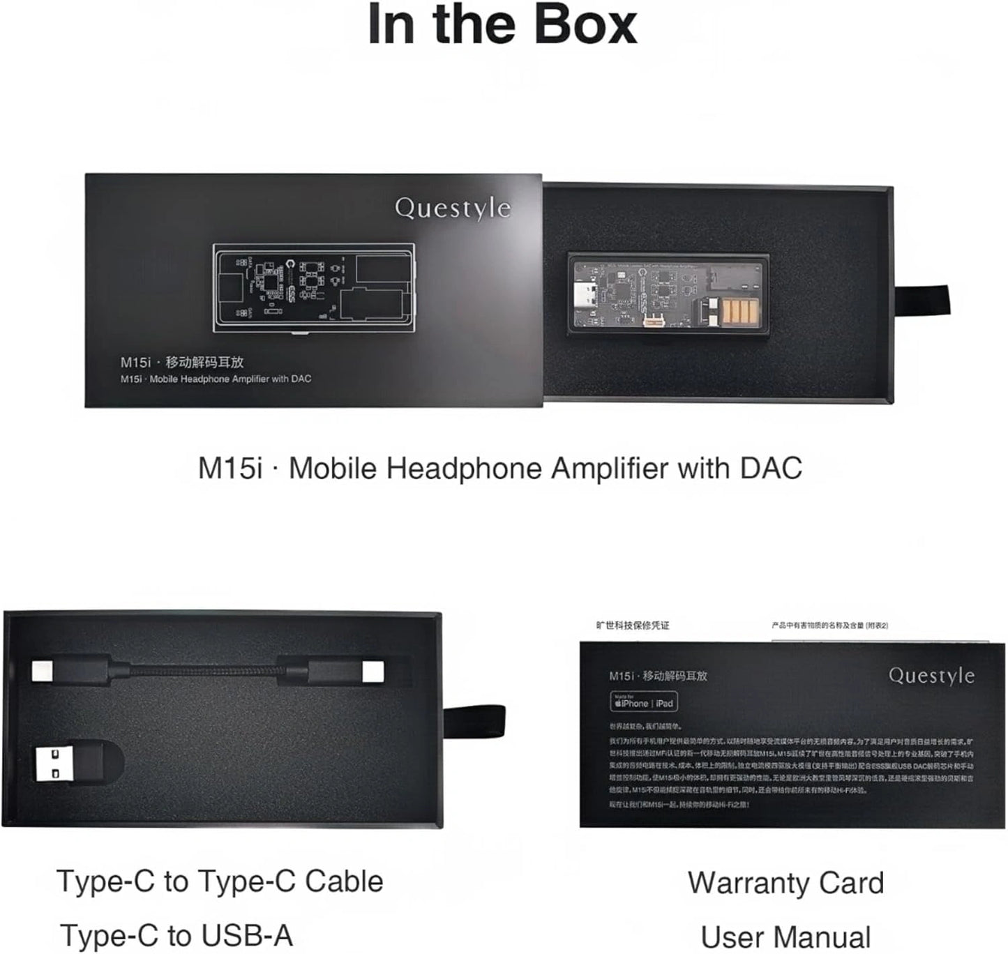 Questyle M15i Mobile portable decoder Hi-Res device