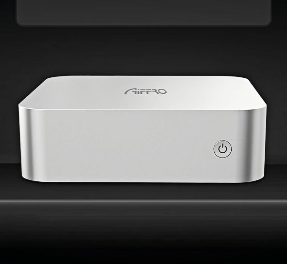 Aiffro K100 NAS: Front close-up view