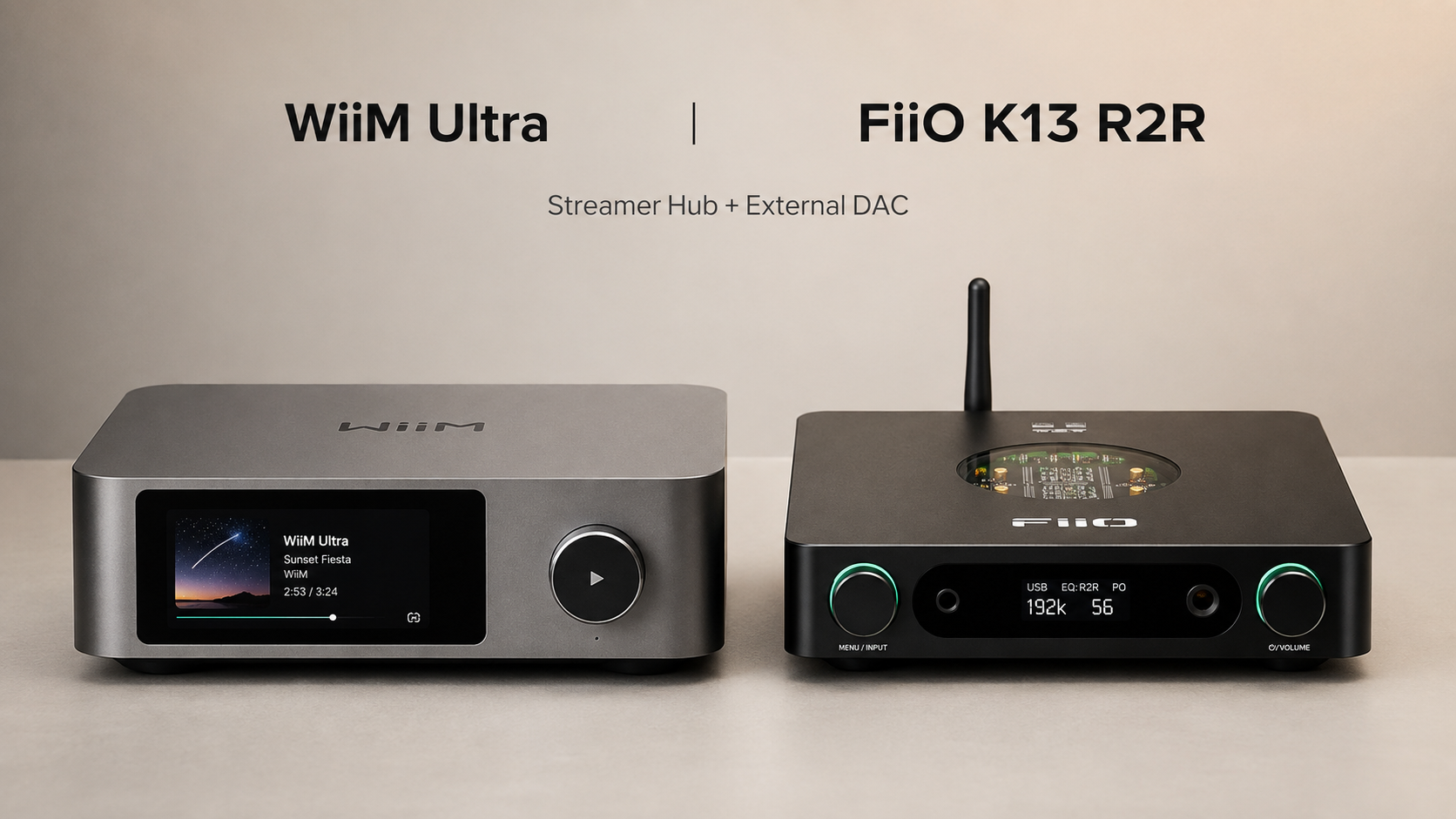 WiiM Ultra with external DAC for RoomFit and Hi-Fi setup
