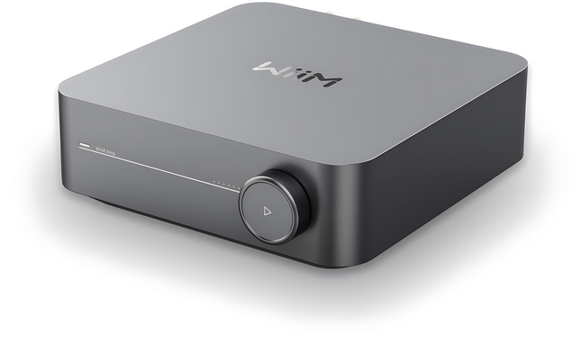 WiiM Amp – Compact All-in-One Streaming Amplifier | Native AirPlay 2, Wi-Fi 5, ESS ES9018K2M DAC, 60W×2 Power Output, Multi-Room Hi-Res Audio for Apple Ecosystem