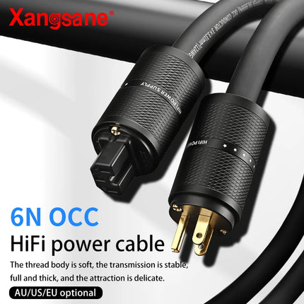Xangsane Refrigeration 6N HiFi OCC Power Cable