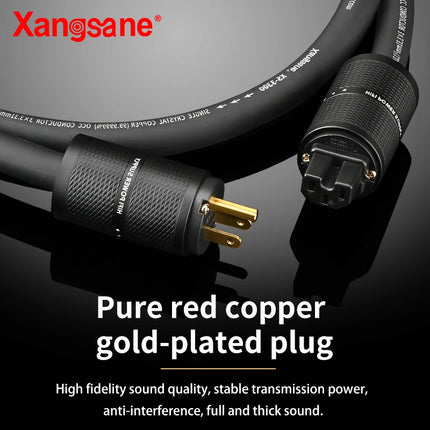 Xangsane Refrigeration 6N HiFi OCC Power Cable
