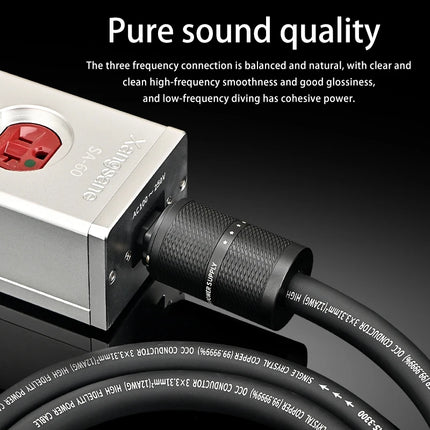 Xangsane Refrigeration 6N HiFi OCC Power Cable