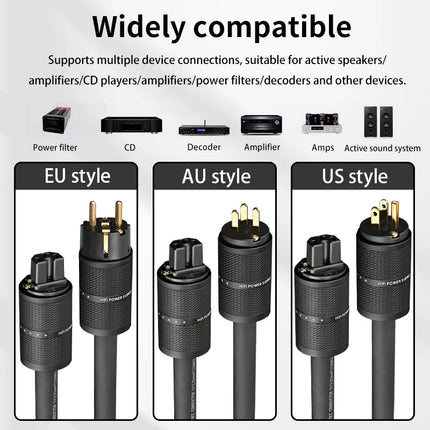Xangsane Refrigeration 6N HiFi OCC Power Cable