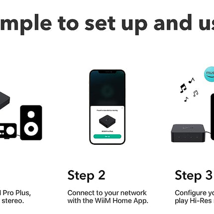 WiiM Pro Plus – High-Resolution Wireless Audio Streamer with AirPlay 2