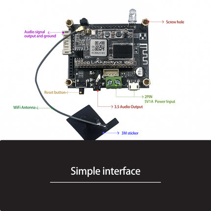 HiFiMuse D10 DIY Wireless WiFi Bluetooth Receiver