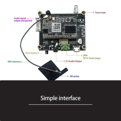 HiFiMuse D10 DIY беспроводной WiFi Bluetooth-приемник