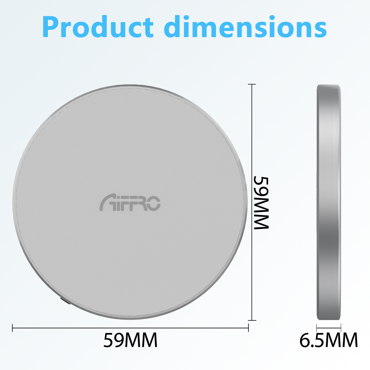 Aiffro P10 Magnetic Portable Solid State Drive, MagSafe Compatible, Type-C, Up To 2000MB/S