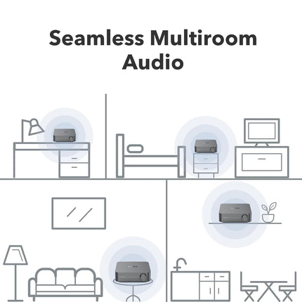 WiiM Amp Pro Flagship Streaming Amplifier | Wi-Fi 6E, Bluetooth 5.3, PFFB Amplifier Tech, ESS ES9038Q2M DAC, 105dB SINAD, Google & Alexa Cast (No AirPlay 2)