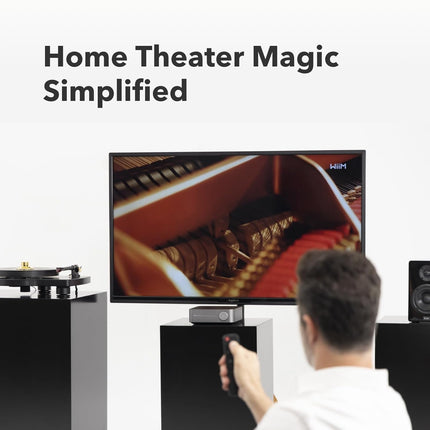 WiiM Amp Pro Flagship Streaming Amplifier | Wi-Fi 6E, Bluetooth 5.3, PFFB Amplifier Tech, ESS ES9038Q2M DAC, 105dB SINAD, Google & Alexa Cast (No AirPlay 2)