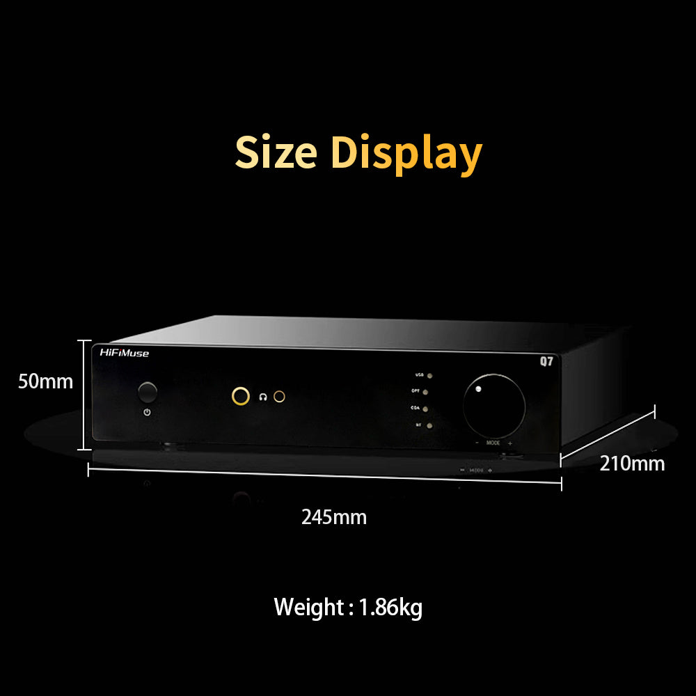 HiFiMuse Q7 Bluetooth 5.2 Transmitter and Receiver
