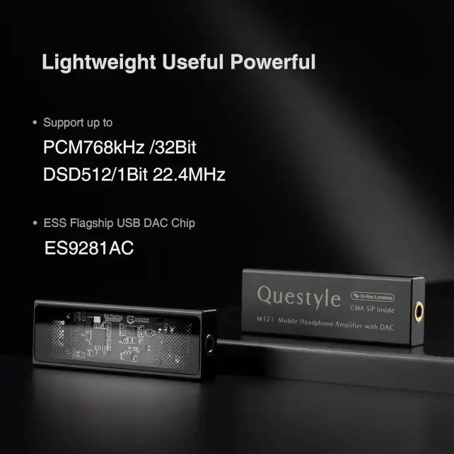 Мобильный портативный декодер Questyle M12i Hi-Res устройство