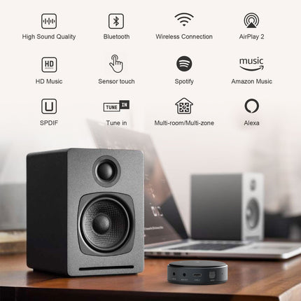 WiiM Mini – Compact Hi-Res Wireless Audio Streamer with AirPlay 2