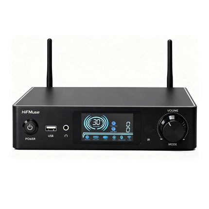 HiFiMuse A80 Pro – Hi-Fi Stereo Amplifier with Bluetooth & 24-bit Audio