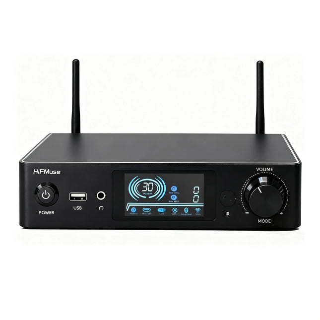 HiFiMuse A80 Pro – Hi-Fi Stereo Amplifier with Bluetooth & 24-bit Audio