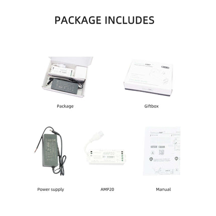 ieast LARK63 / amp20 iCS1 / 3 Wi-Fi Streaming Amplifier with 20W×2 Class-D Output