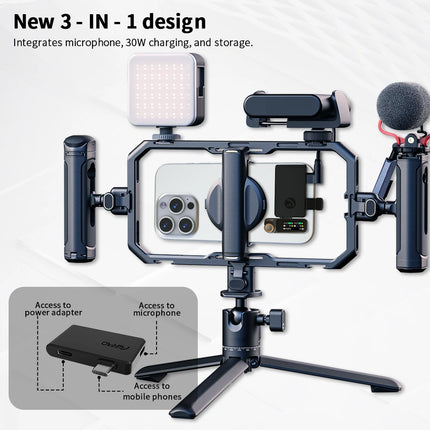 Aiffro P30 3 in 1 Portable SSD, Supports ProRes/Microphone