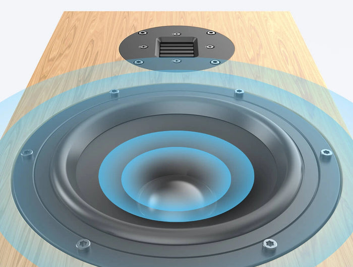 <h2>Powerful HiFi Mid-Woofer</h2><p>The 6.5" mid-woofer of BK501/651 bookshelf speaker uses glass fibre cone, <strong>S-type paper cone</strong> and air permeability design. Which can enhance the sound transmission much longer, lower the attenuation and have better heat dissipation.<br/><br/>Let you enjoy the full and revealing midrange and powerful bass in your home theater system. No longer have to worry about putting too loud bass will have the problem of distortion.</p>