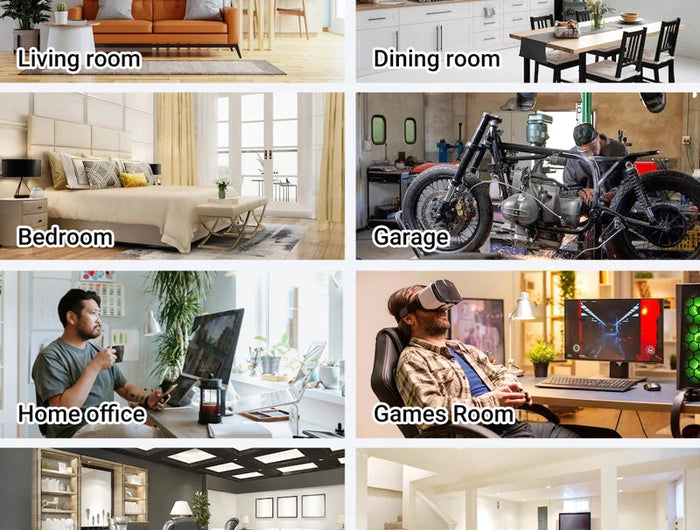 <h2>Perfect Match In Your Rooms</h2><p>The compact size and design make it easy to drive and perfect to put in any rooms at your home. Like living room, dining room, bedroom, garage etc.</p>