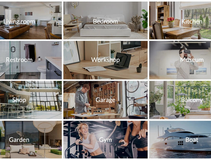 <h2>Compatible With Any Indoor & Outdoor Application</h2><p>Broad application for your personal or commercial use, including office, home, garden, workshop, your boat, garage, gym, museum, shop store, or outside restaurant seating.<br/><br/>The RK30 has IP66 water resistance rating, safe for outside installations.</p>