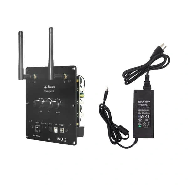 Arylic Up2Stream Plate Amp 2.1 – Wireless 2.1-Channel Class-D Streaming Amplifier