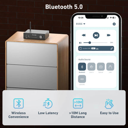 Arylic B50 SE Bluetooth Stereo Amplifier 50W x 2