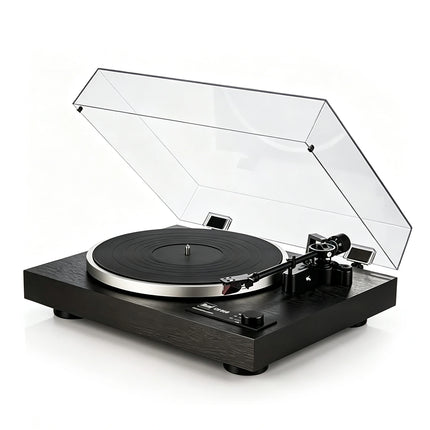 Dual CS 418 – Manual Belt-Drive Turntable with Ortofon 2M Red & Built-In Phono Stage