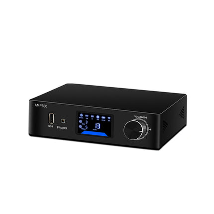 EMiUZEK AMP600 Hi-Res WiFi Streaming Amplifier: Lossless Audio, Bluetooth 5.0, Multi-Room Sync