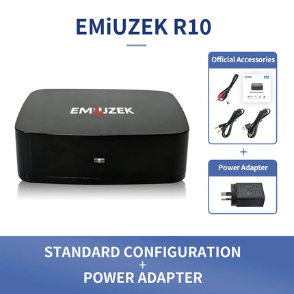 EMiUZEK R10 – WiFi & Bluetooth Audio Receiver with Optical and AUX Output