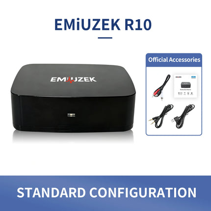EMiUZEK R10 – WiFi & Bluetooth Audio Receiver with Optical and AUX Output
