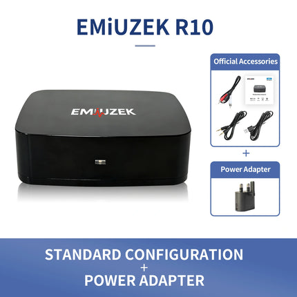 EMiUZEK R10 – WiFi & Bluetooth Audio Receiver with Optical and AUX Output