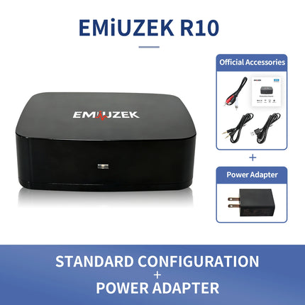 EMiUZEK R10 – WiFi & Bluetooth Audio Receiver with Optical and AUX Output
