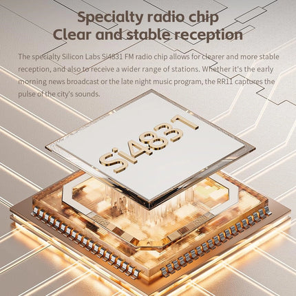 FiiO RR11 – Pocket FM Radio & Dongle-Style Headphone AMP (8.5–17 h)