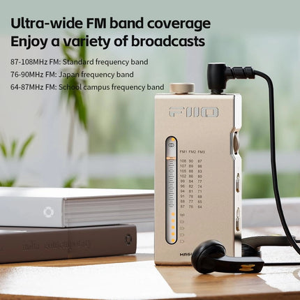 FiiO RR11 – Pocket FM Radio & Dongle-Style Headphone AMP (8.5–17 h)