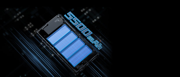 Banner image for: <h1>Large 5500mAh battery</h1><h1>durability incarnate<br/><br/></h1>