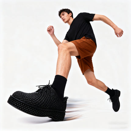 EMiUZEK SkyStride 3D-Printed Shoes – Ultra-Light CloudStep Innovation