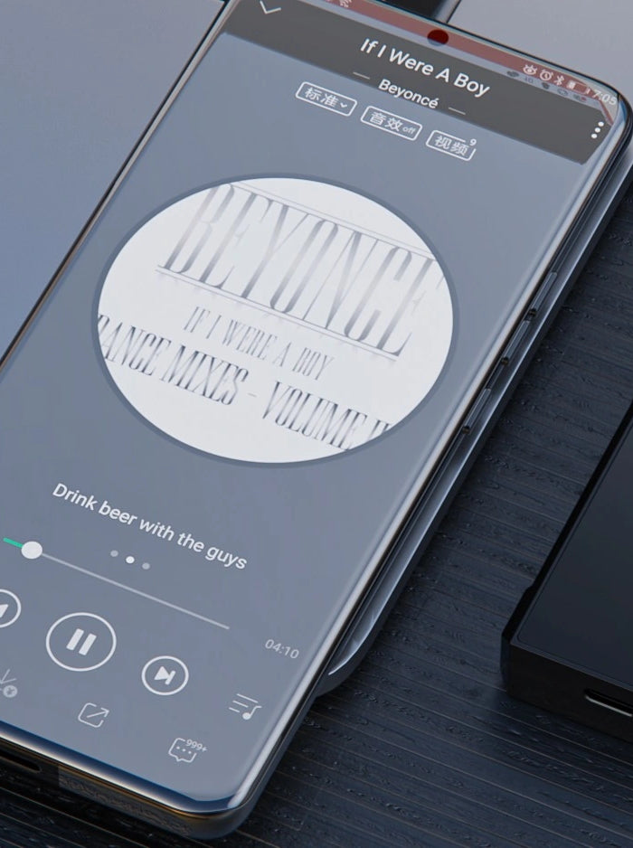 <h1>Two connected devices support<br/>Listen to your desire</h1>