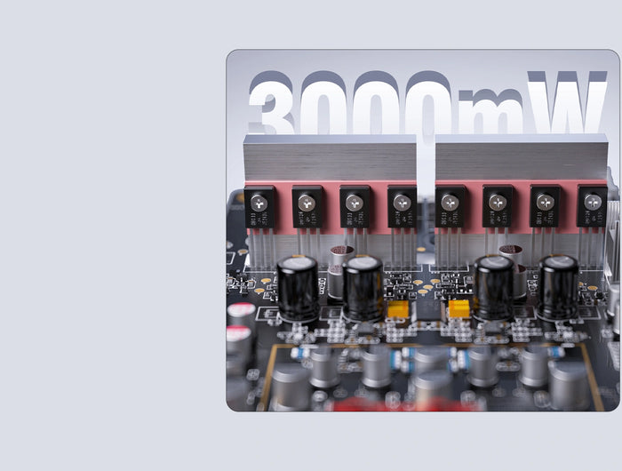 <h1>Discrete architecture<br/>Class-AB transistor current-boostingheadphone amplifier circuit</h1>
