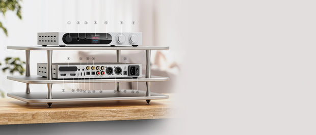 Banner image for: <h2>Full range of connectors andoperation buttons</h2>