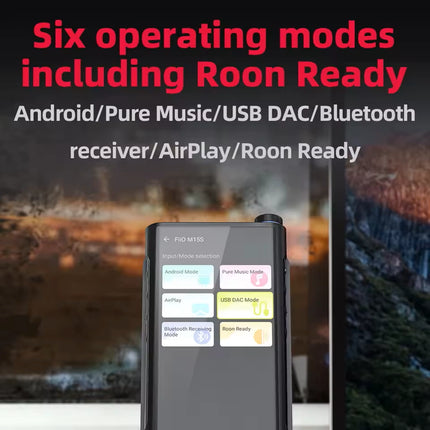 FiiO M15S – High-Res DAP with ES9038PRO, Android & Desktop Mode