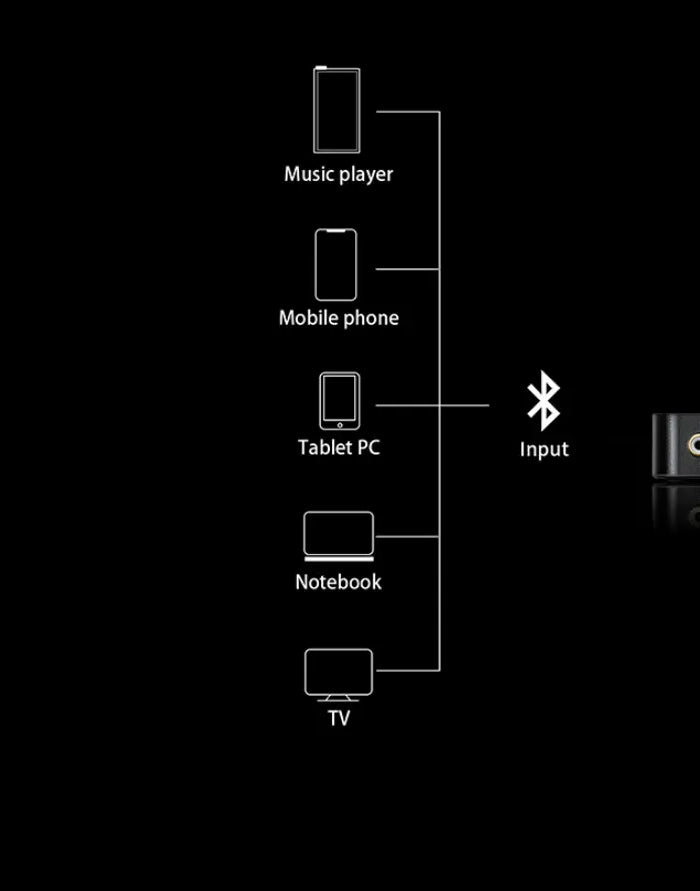 <h1>Digital Rejuvenation Plan 1:</h1><h2>Turn on Bluetooth Receiving Mode<br/>(RX)<br/>Break the limits<br/>Free your speakers<br/></h2>