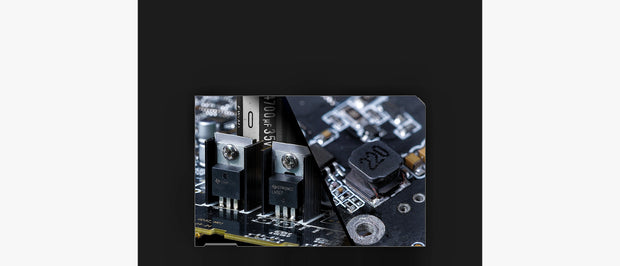 Banner image for: <h1>Isolated digital and analog section</h1><h1>power supply, for purer sound</h1>