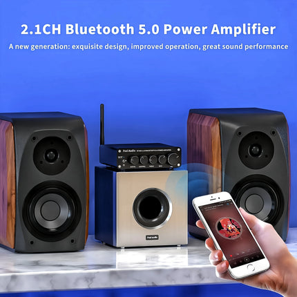 Fosi Audio BT30D – 2.1 Channel Class-D Bluetooth Amplifier with Sub Out